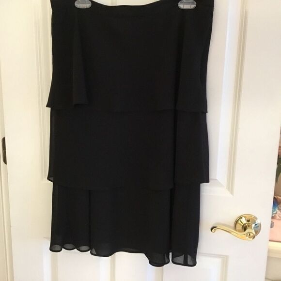 NWOT Women’s XL Black Skirt Crepe - Picture 1 of 7